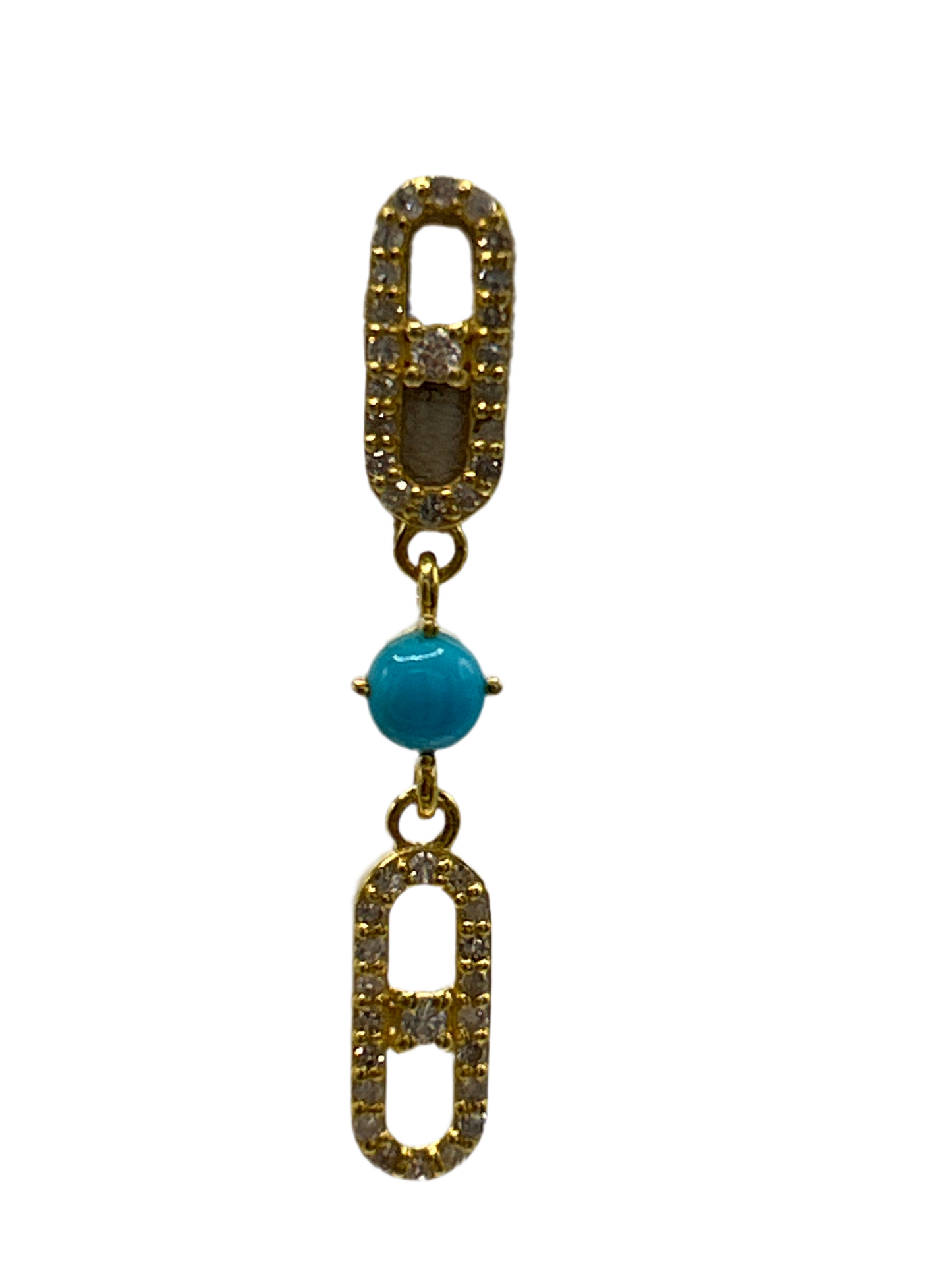 14k Gold Diamond Earring