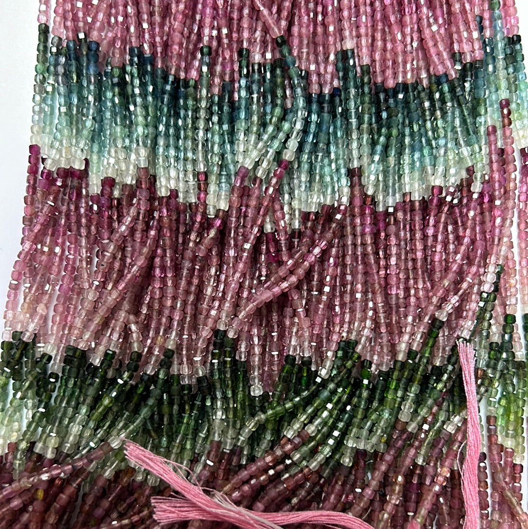 Tourmaline Faceted Square