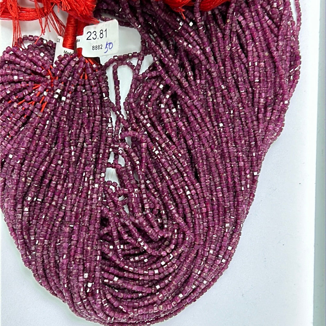 Ruby Faceted Square