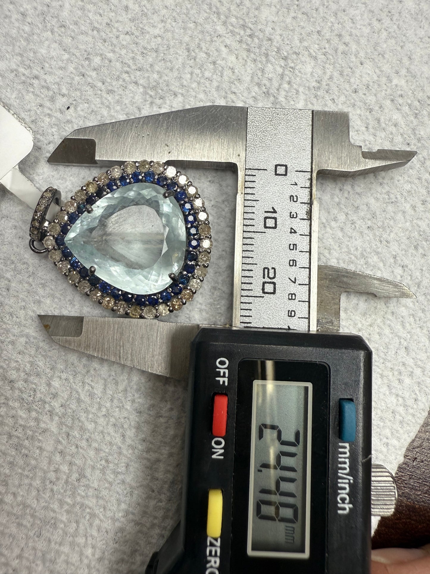 Pear Shape Diamond Pendant