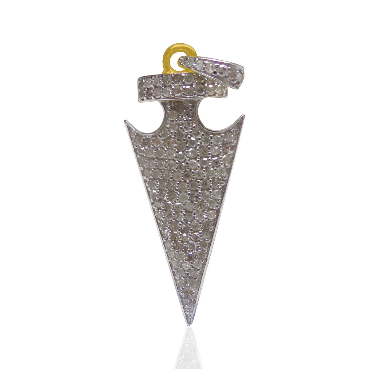 14k Solid Gold  Diamond Pendants