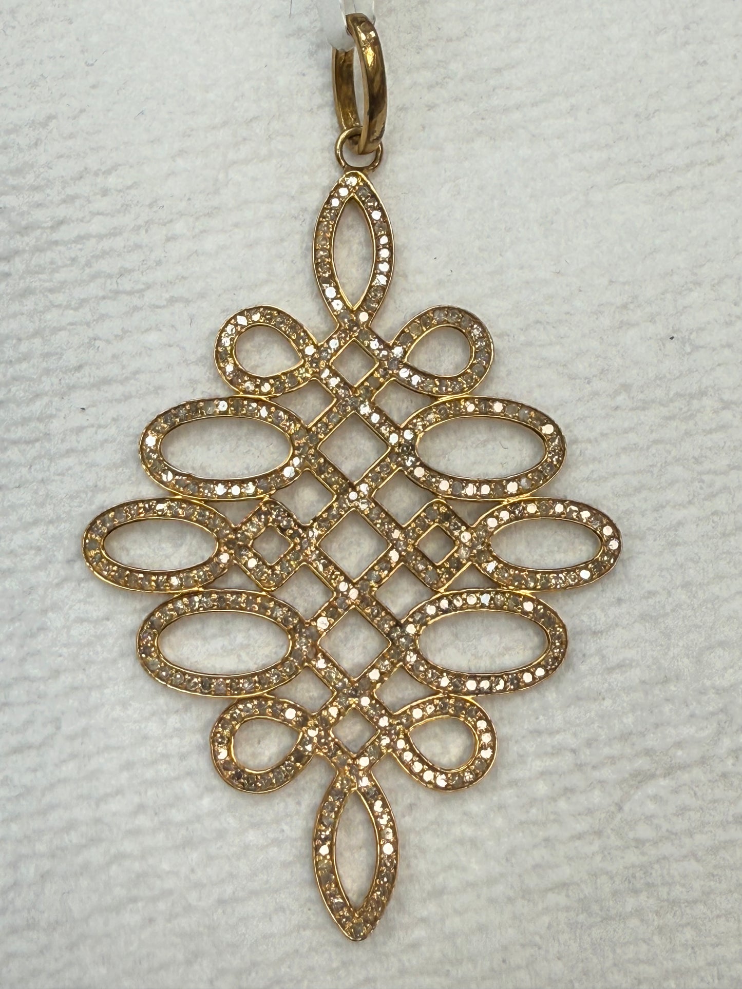 Silver and Diamond Pave PENDANT & CHARMS
