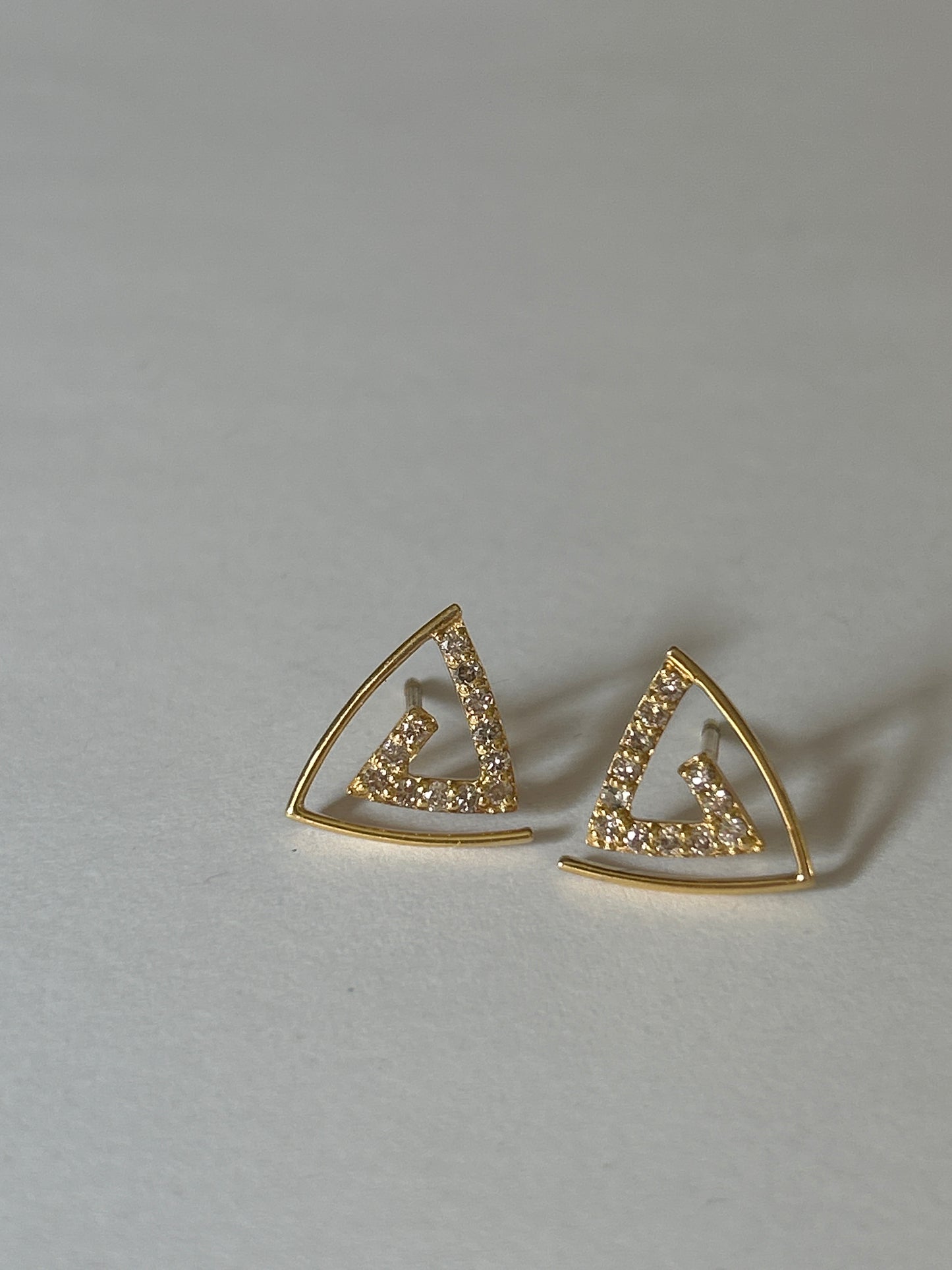 14K Gold and Diamond Earrings