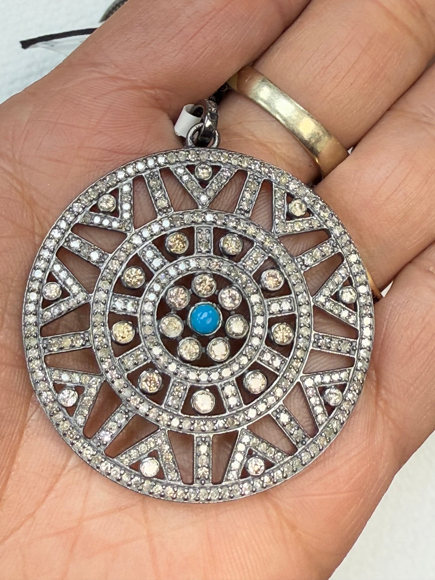 Silver and Diamond Pave PENDANT & CHARMS