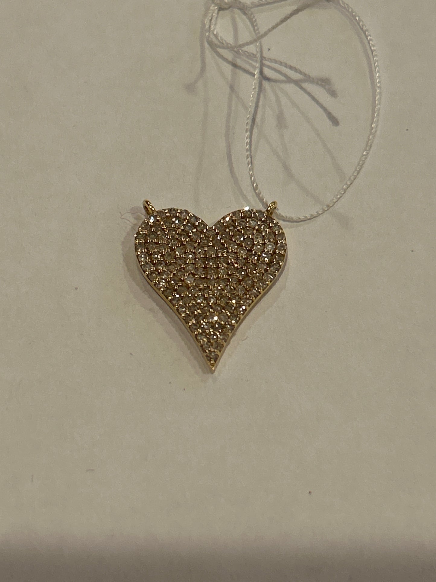 14K Gold Heart Shape Pendant