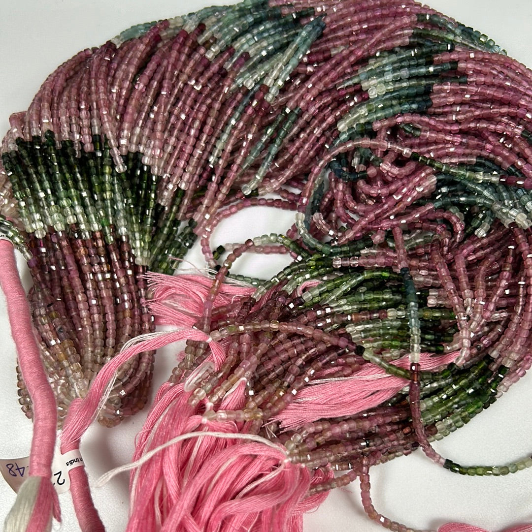 Tourmaline Faceted Square