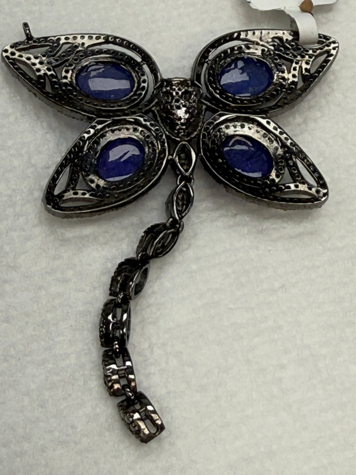 Butterfly Pave Diamond Pendant With Stones