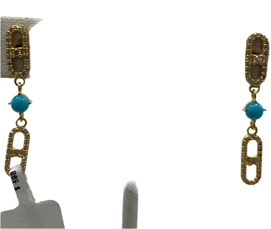 14k Gold Diamond Earring