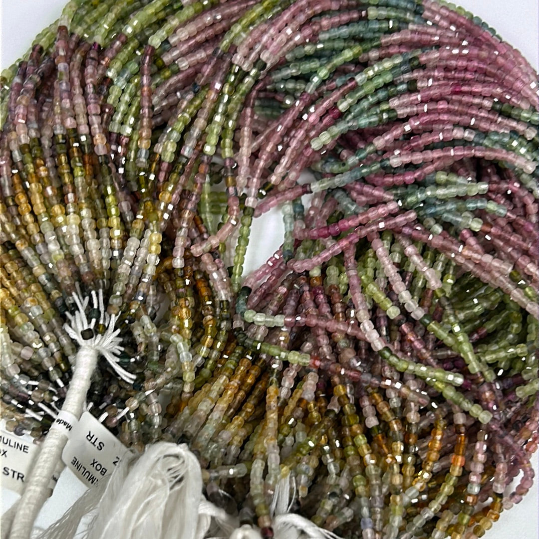 Tourmaline Faceted Square