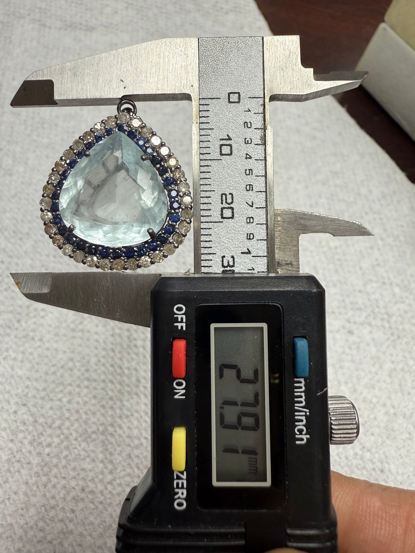 Pear Shape Diamond Pendant