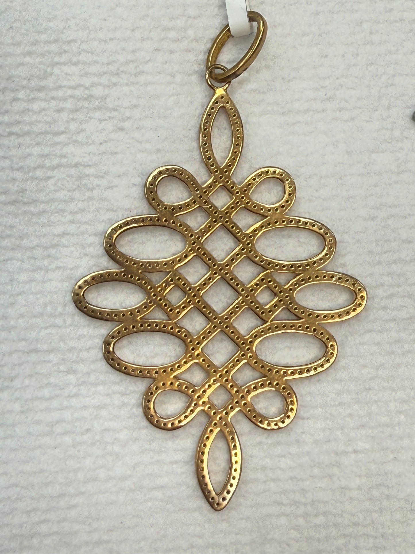 Silver and Diamond Pave PENDANT & CHARMS