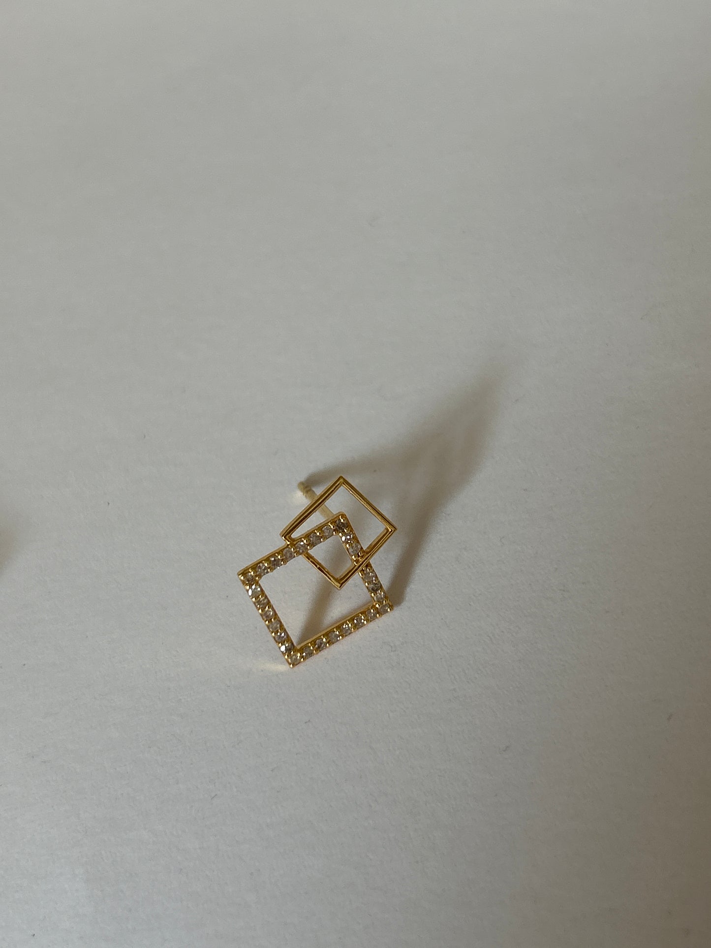 14K Gold and Diamond Earrings