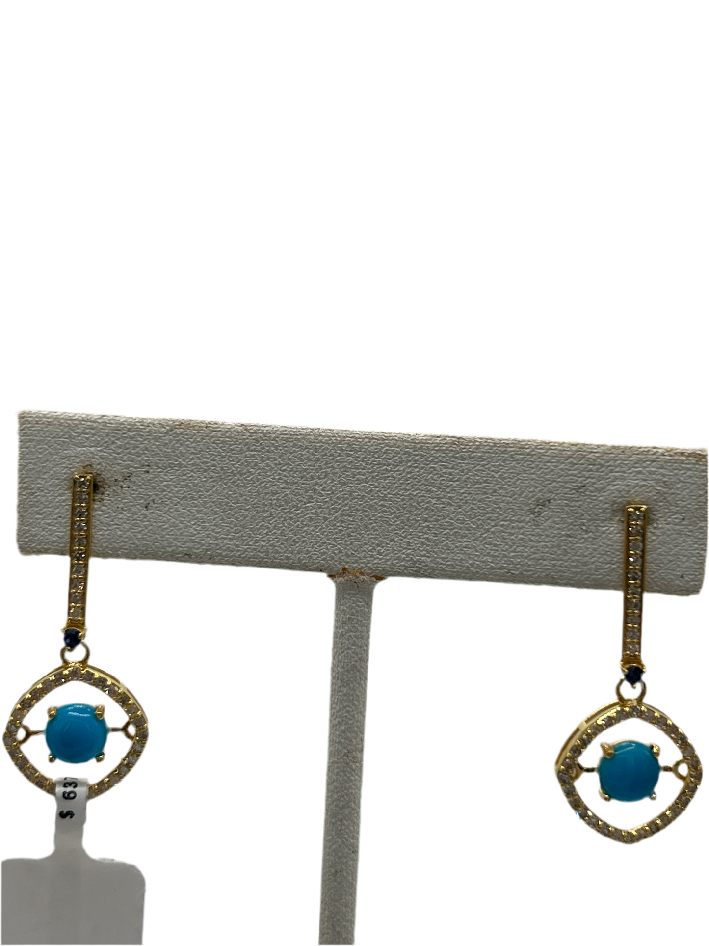 14k Gold Diamond Earring