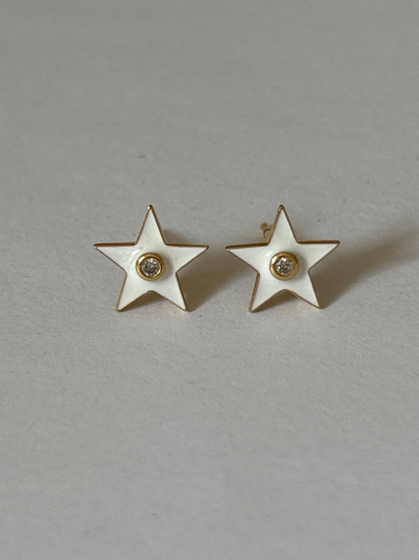 14K Gold and Diamond Earrings
