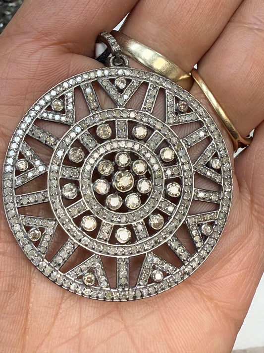 Silver and Diamond Pave PENDANT & CHARMS