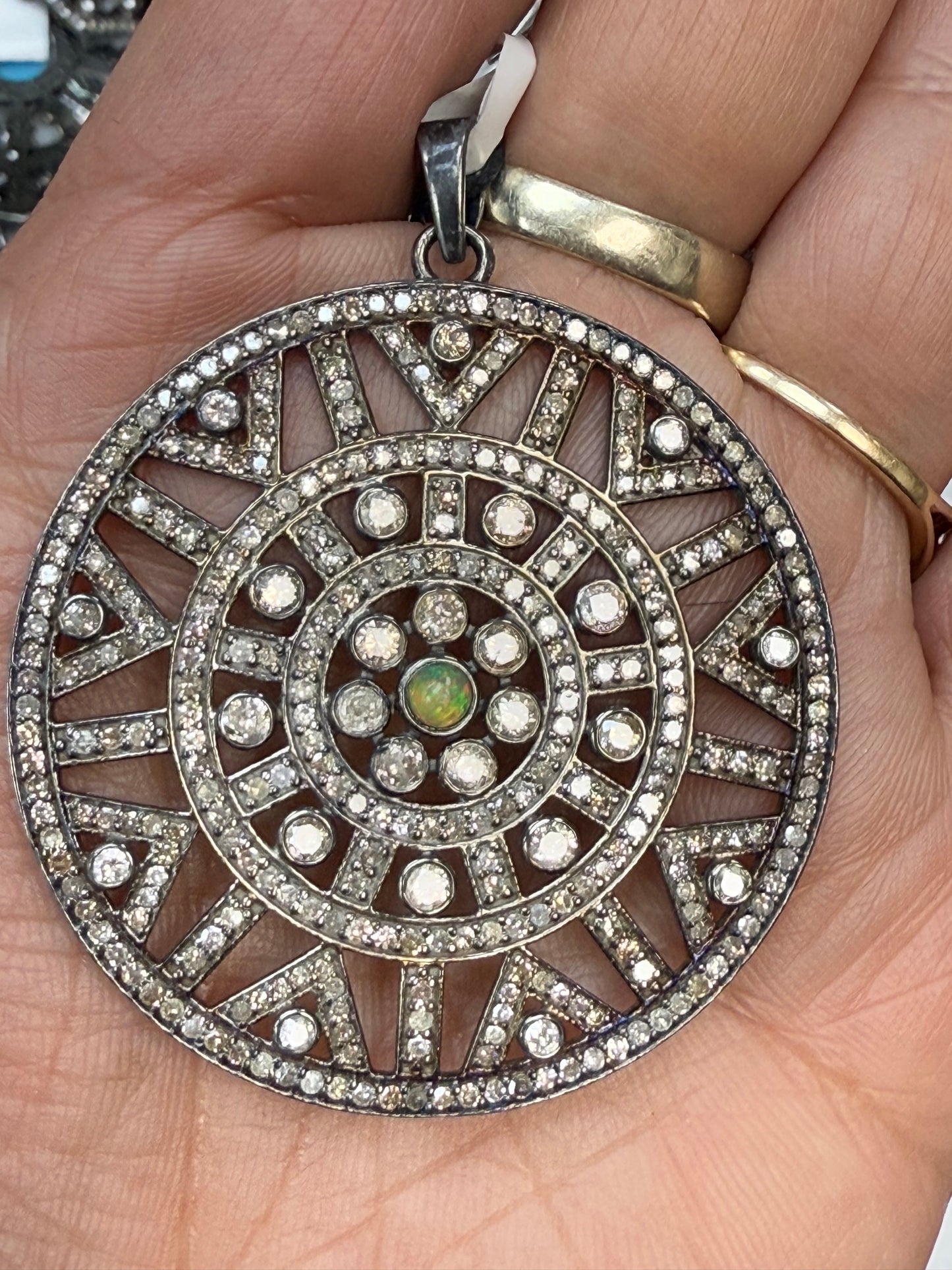 Silver and Diamond Pave PENDANT & CHARMS