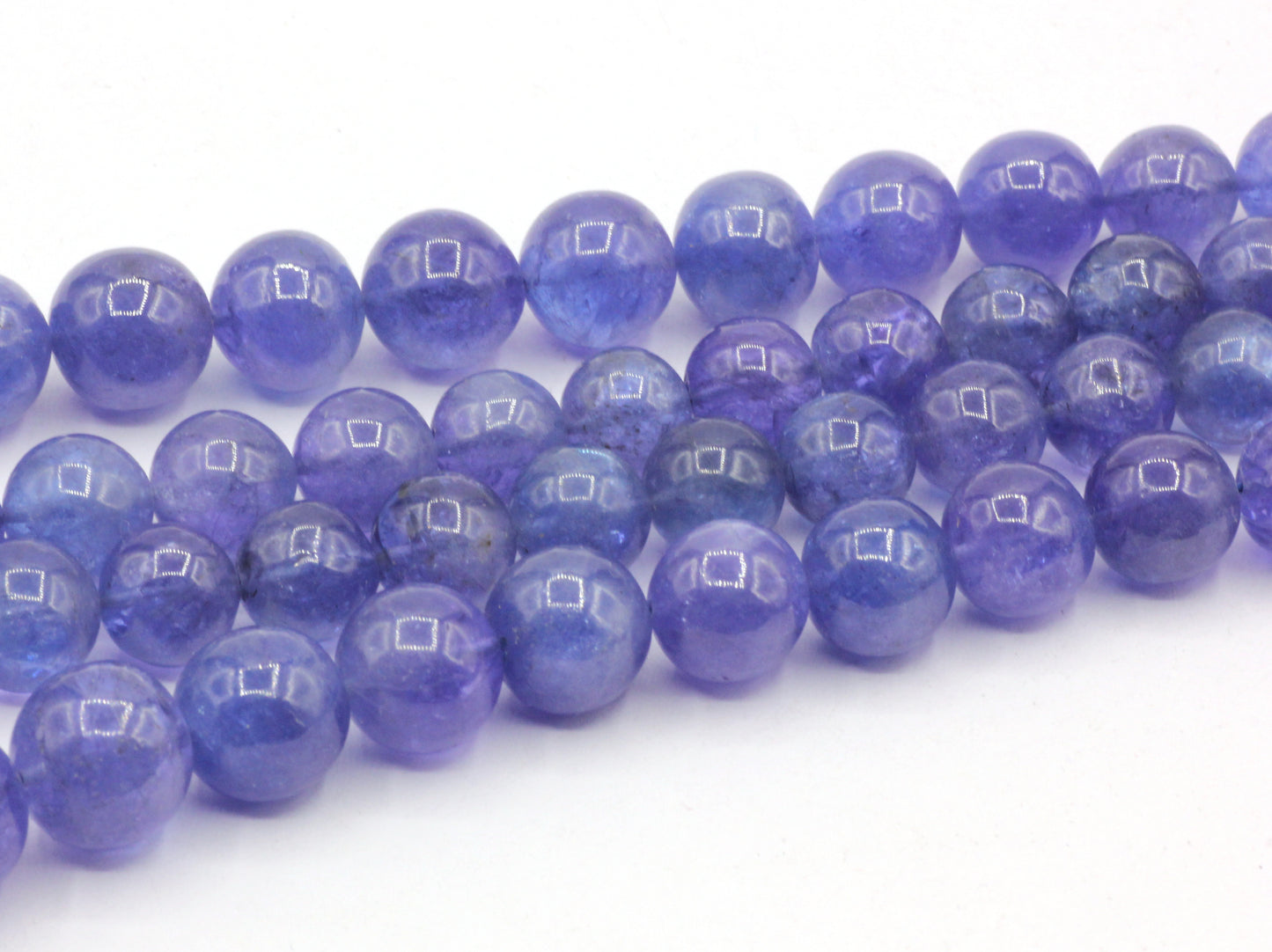 Tanzanite Smooth Round Beads