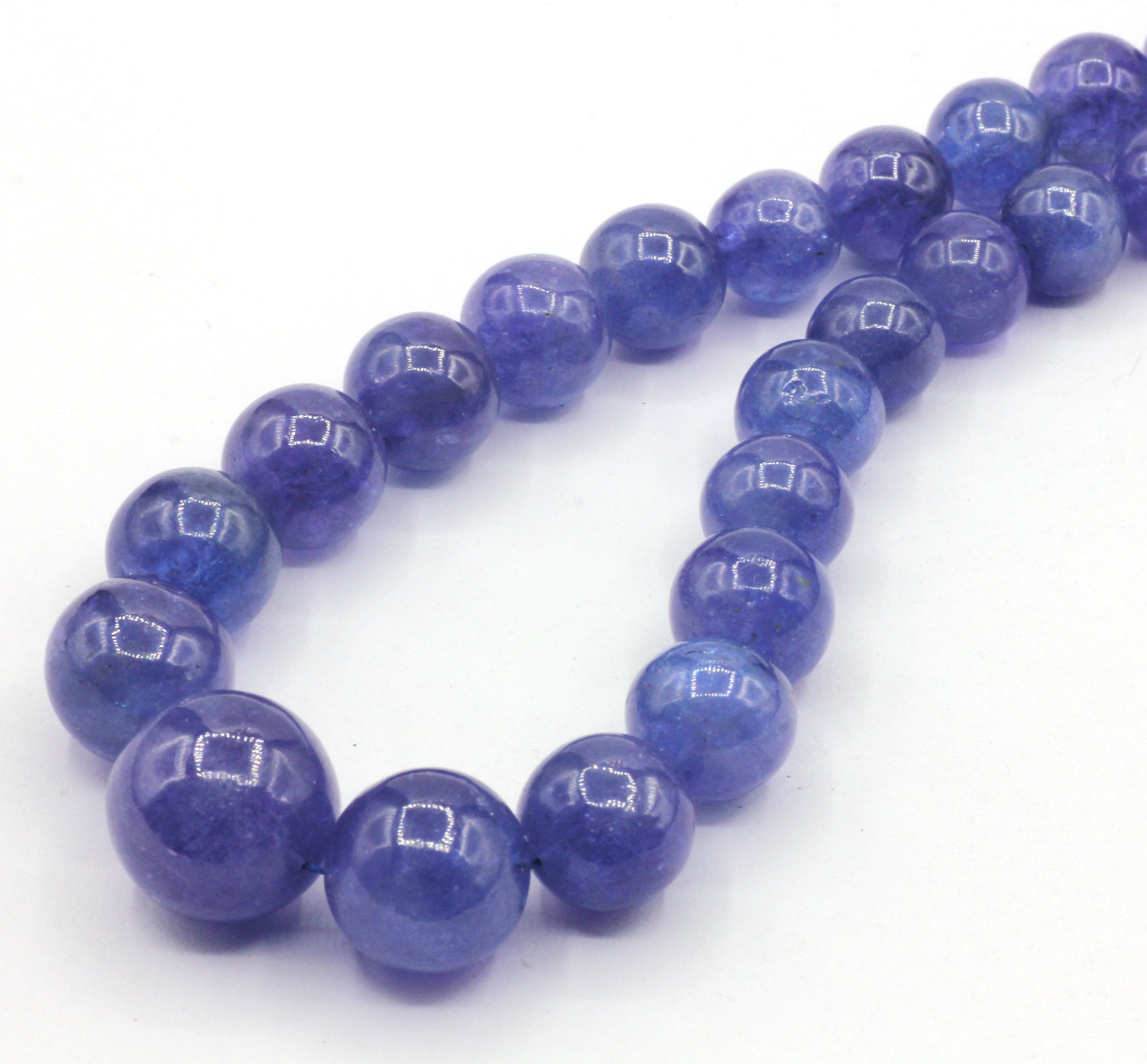 Tanzanite Smooth Round Beads