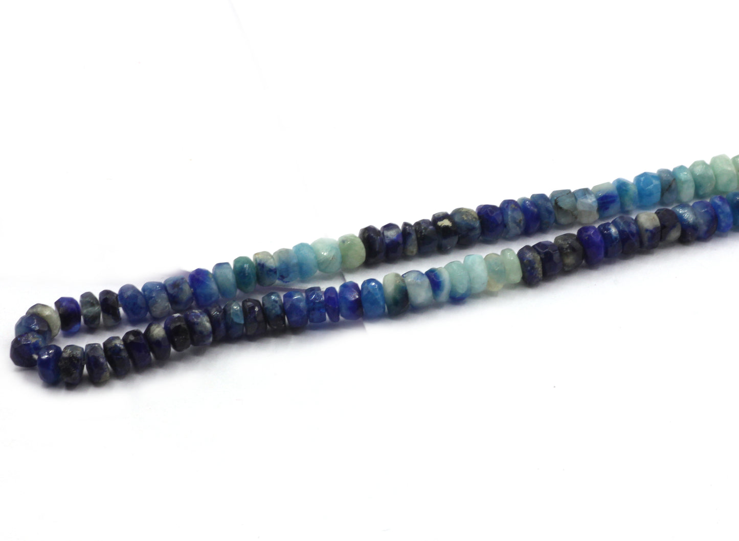 Afghanite Faceted Roundel Beads