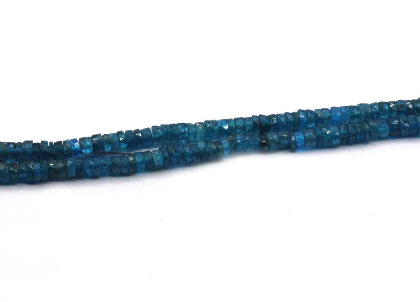 Apatite Beads Faceted Heshi, Faceted Donut, Faceted Tyre