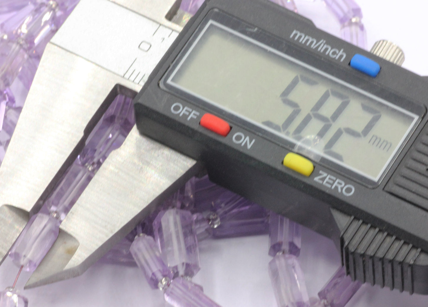 Amethyst Faceted Tube Beads