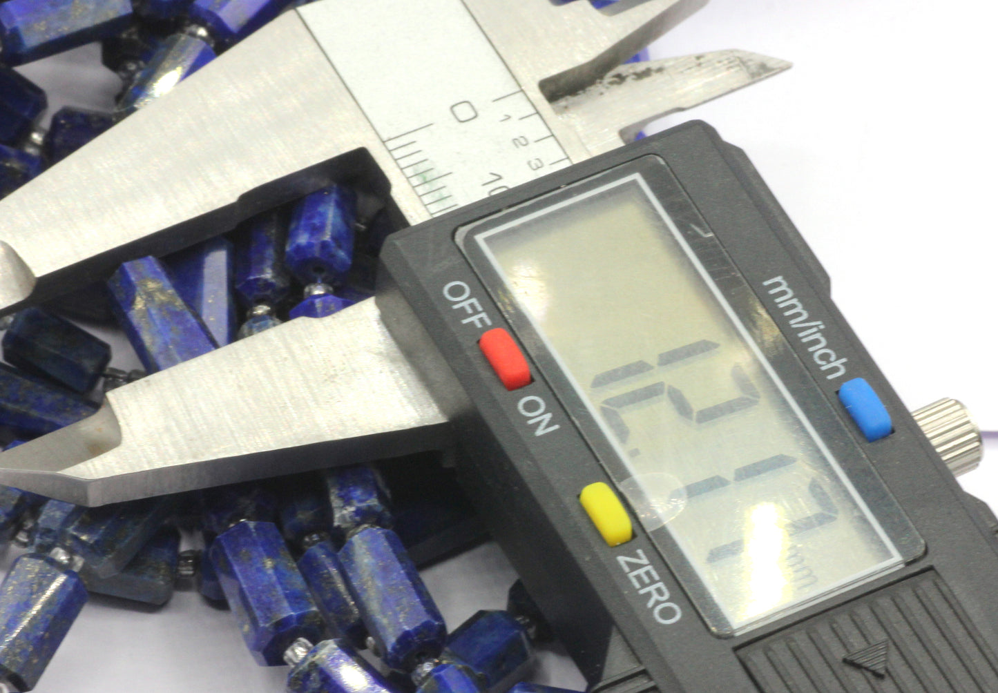 Lapis lazuli Faceted Tube Beads