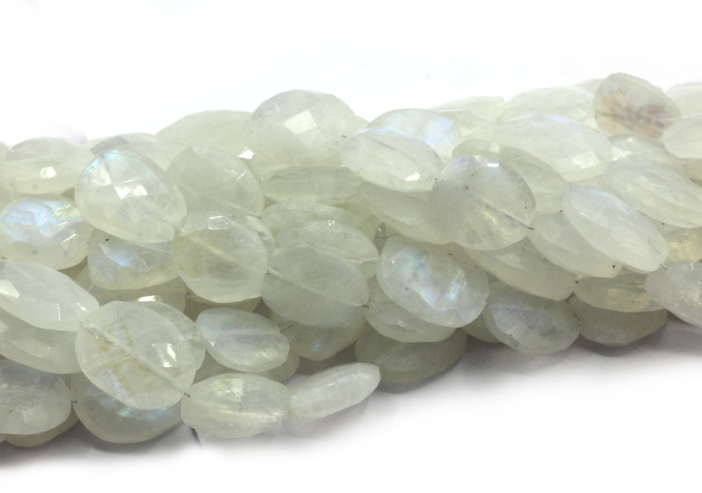 Rainbow Moonstone Faceted Nuggets Beads