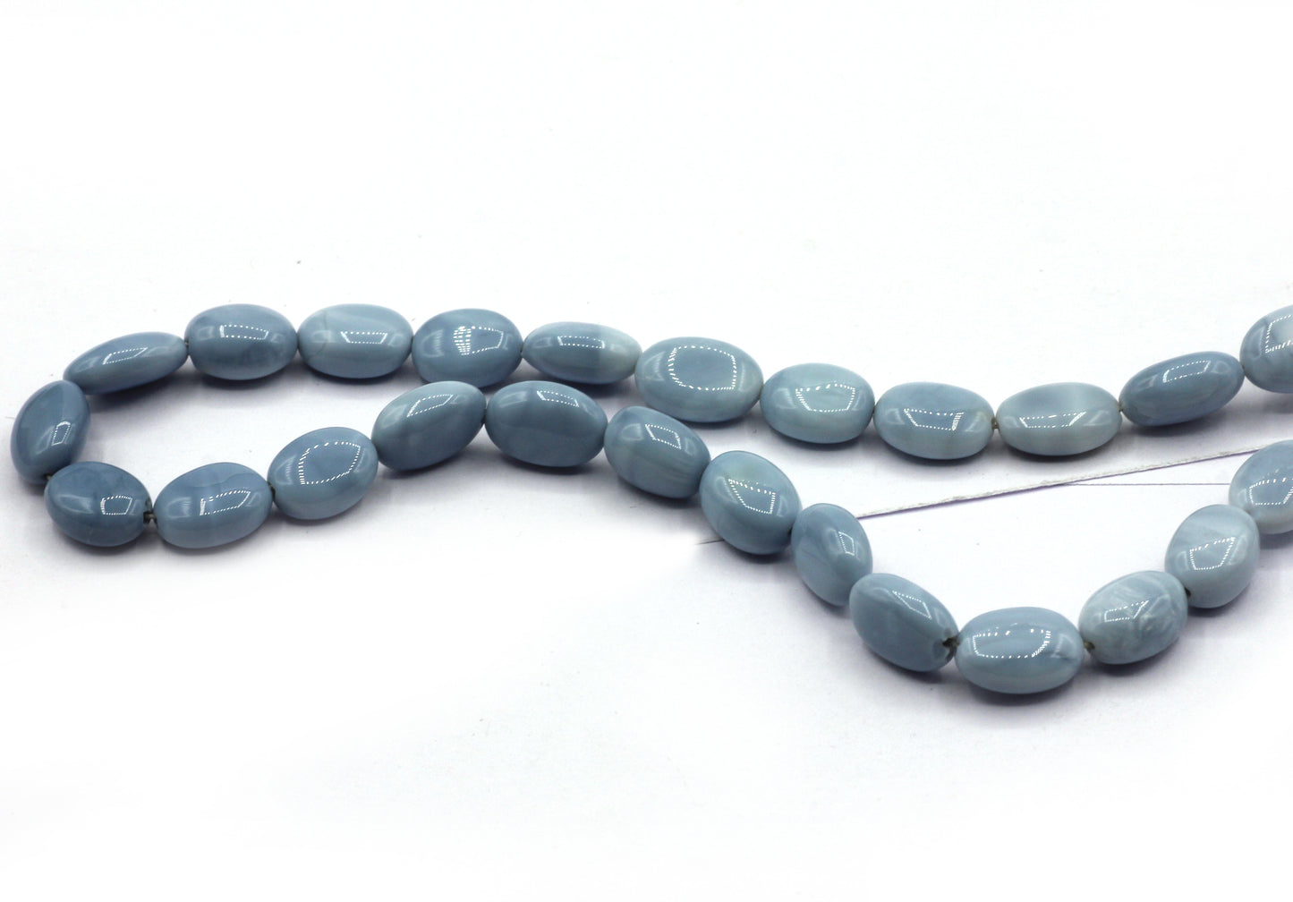 Blue Opal Smooth Oval