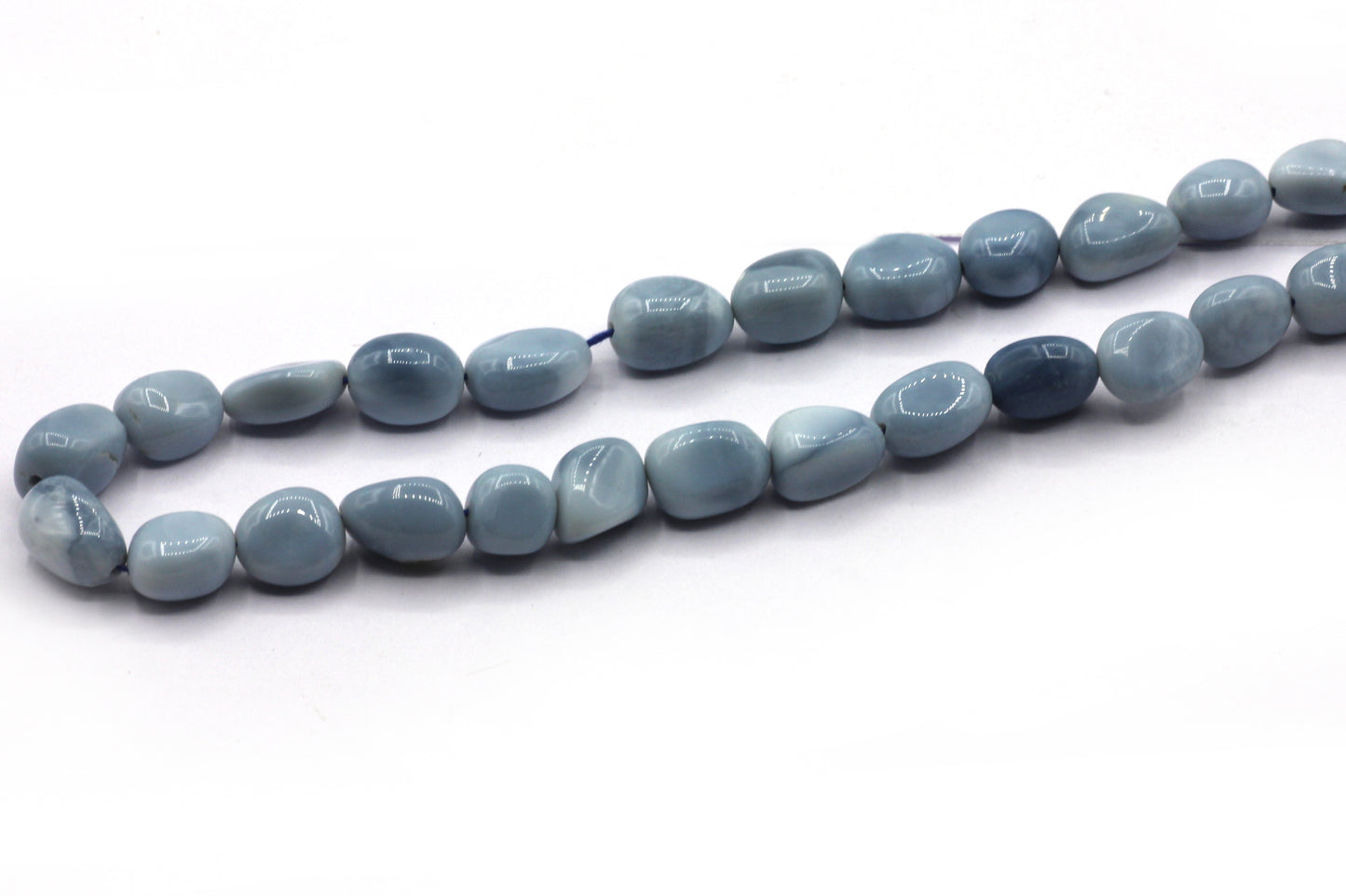 Blue Opal Smooth Nuggets