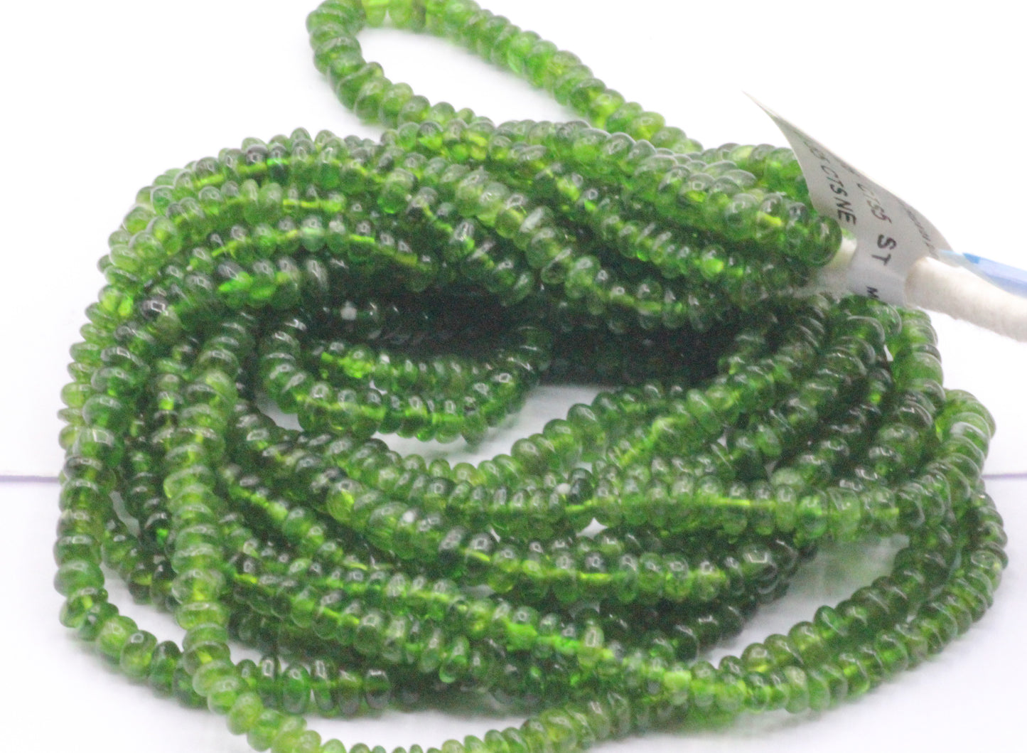 Chrome Diopside Smooth Beads, Natural Gemstone