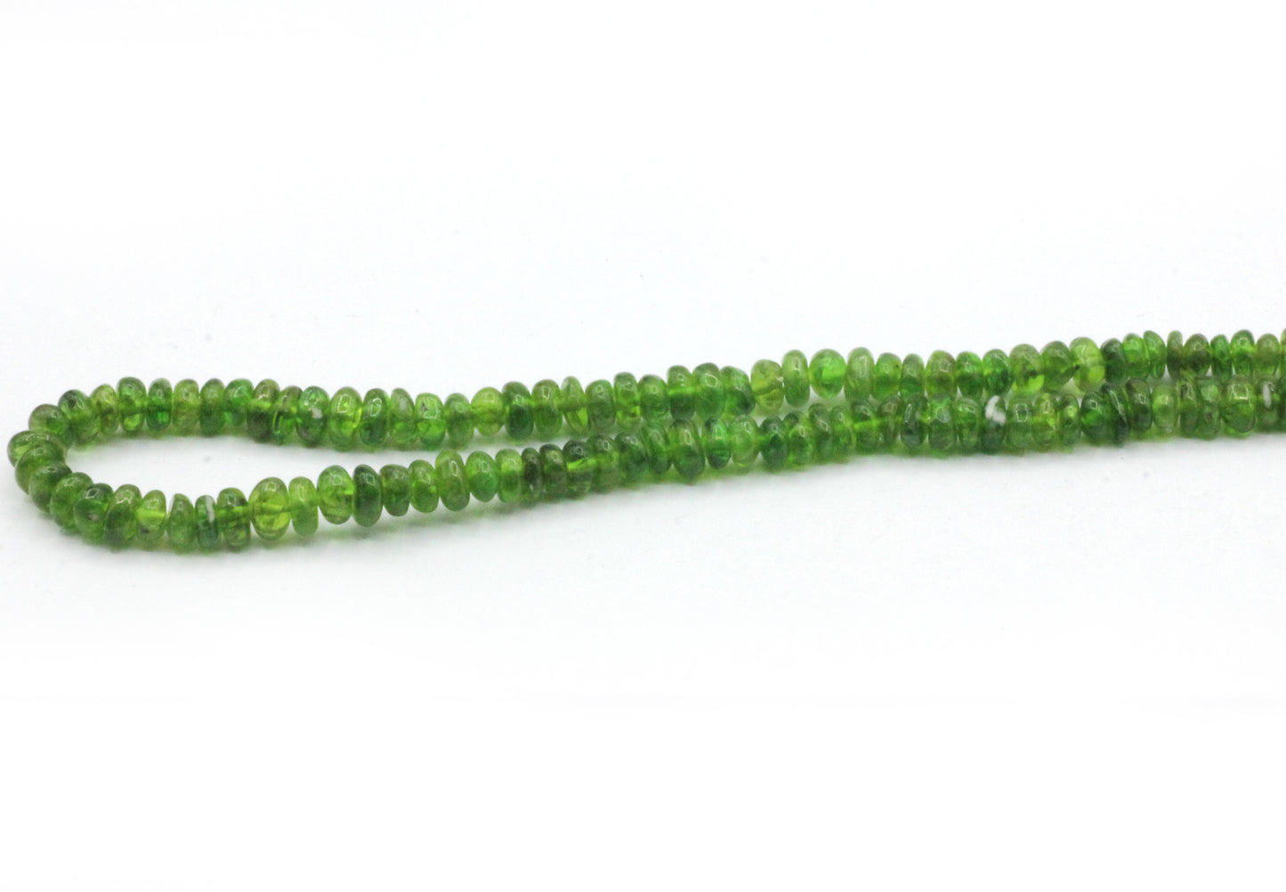 Chrome Diopside Smooth Beads, Natural Gemstone