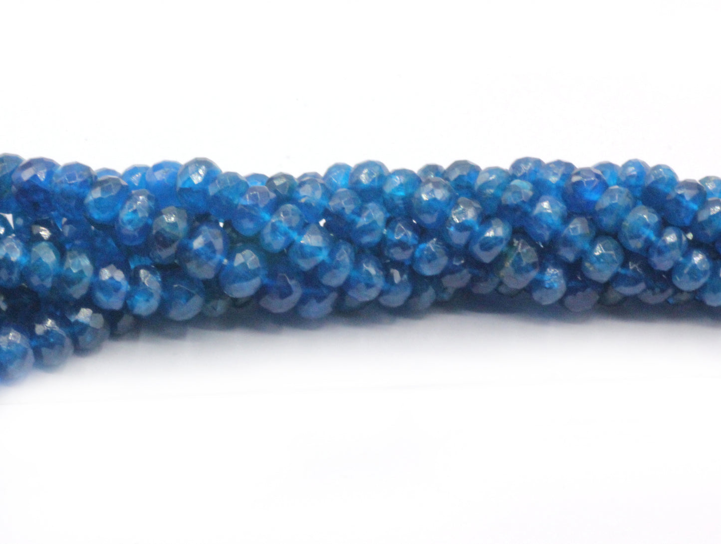 Neon Apatite Faceted Beads, Natural Stone, Natural Color