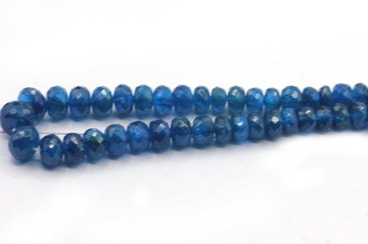 Apatite, Neon Apatite Faceted Beads, Natural Stone, Natural Color
