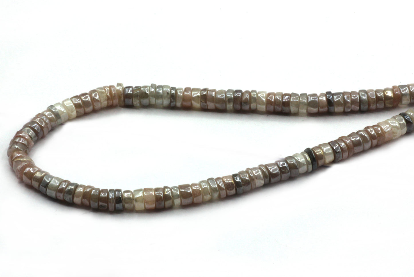 Mystic Moonstone Beads Smooth Heshi, Smooth Tyre