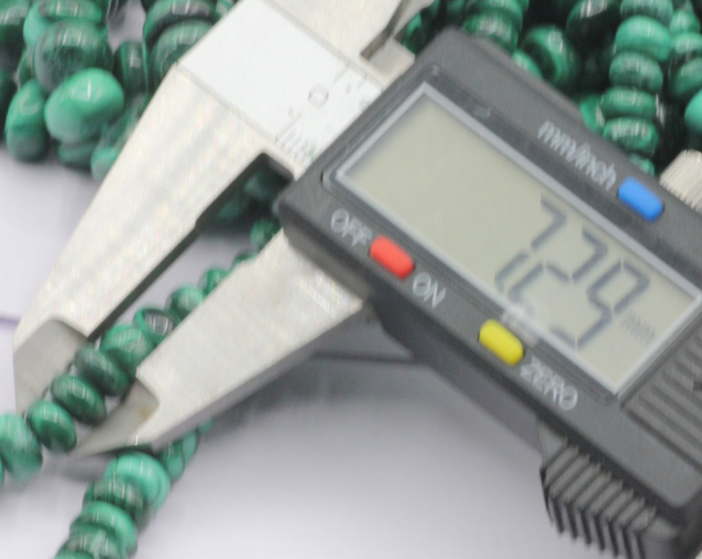 Malachite Smooth Roundel Beads