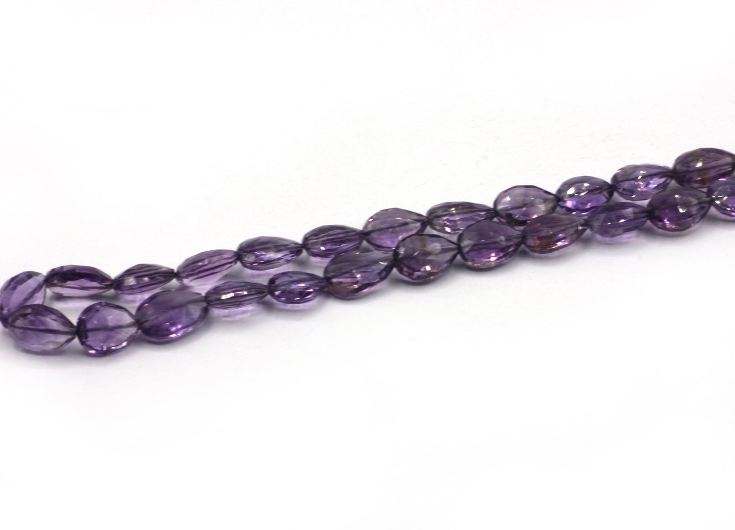 Amethyst Faceted Drop Beads