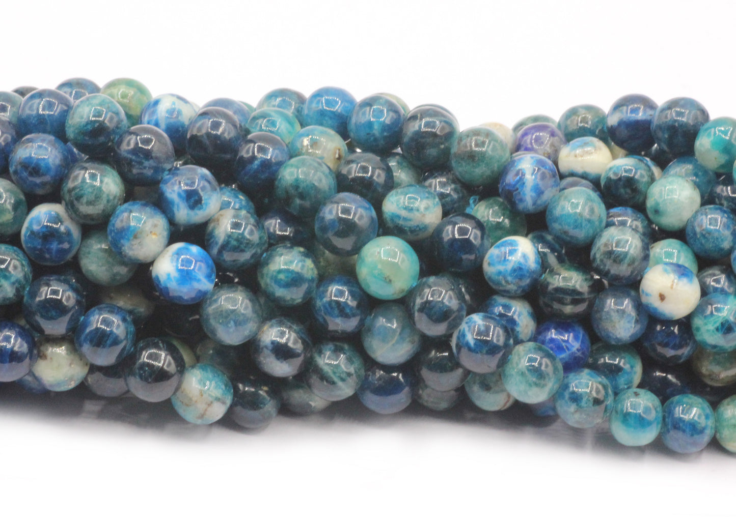 Afghanite Smooth Round Beads