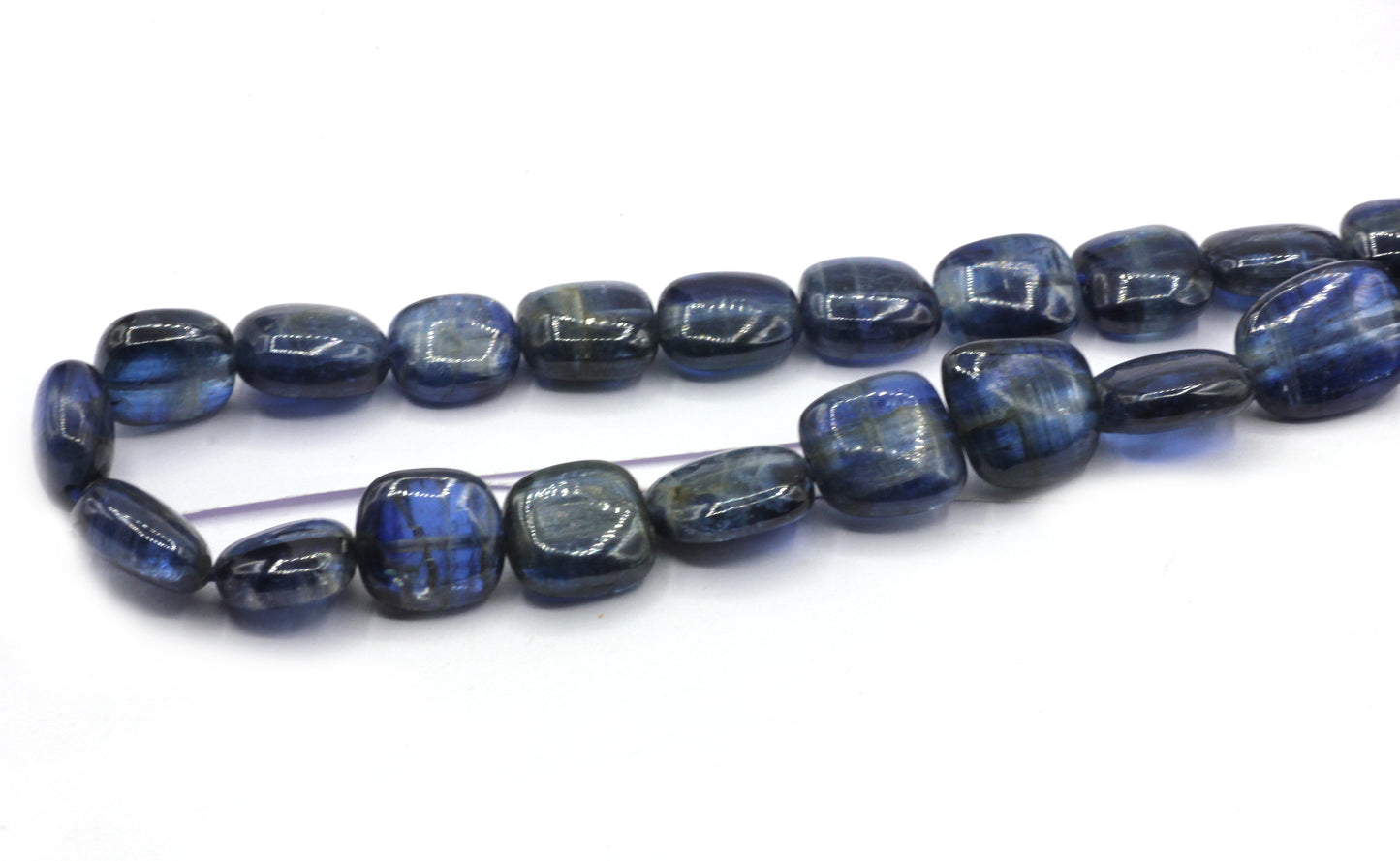 Kyanite Smooth Nuggets Beads