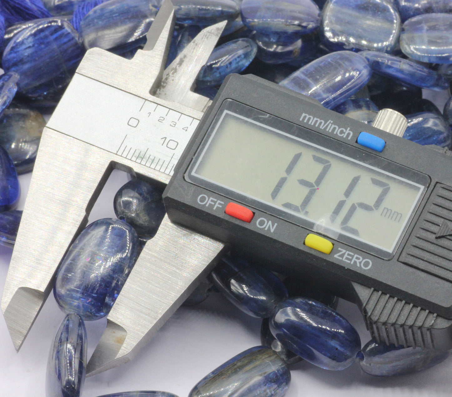 Kyanite Smooth Nuggets Beads