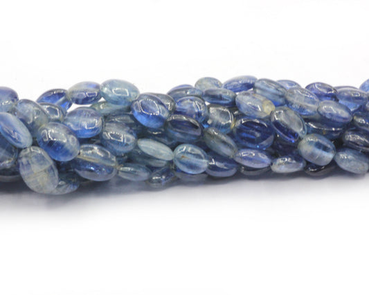 Kyanite Smooth Oval Beads
