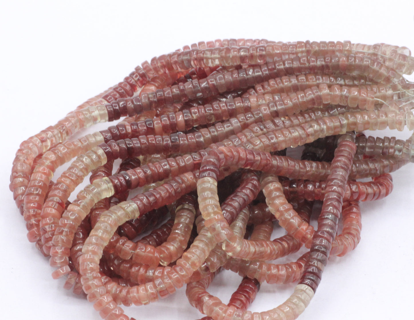 Andesine Smooth Heshi, Donuts, Tyre Beads