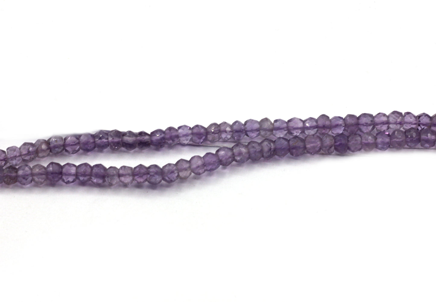 Pink Amethyst Faceted Round Beads