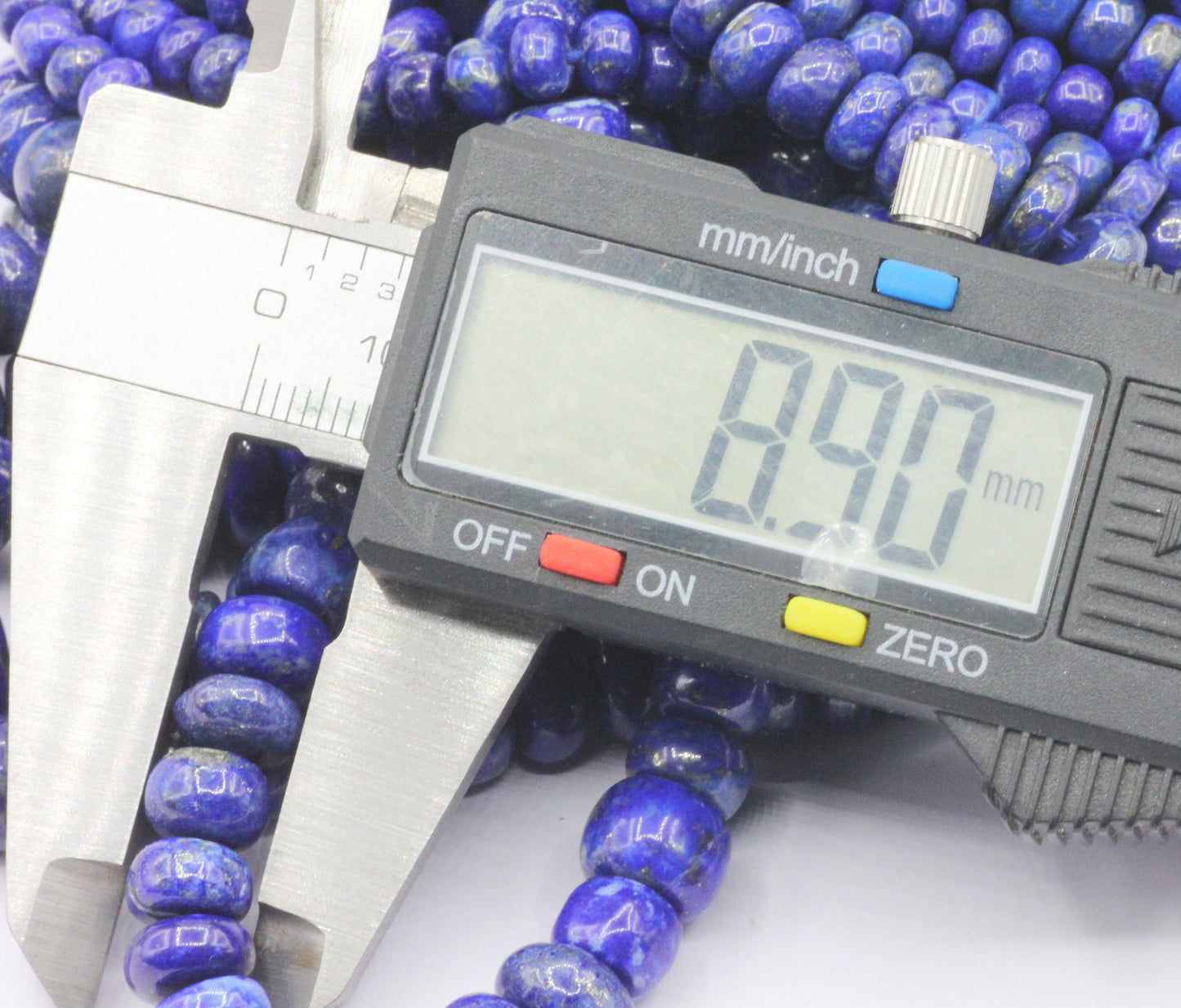 Lapis lazuli Smooth Roundel Beads
