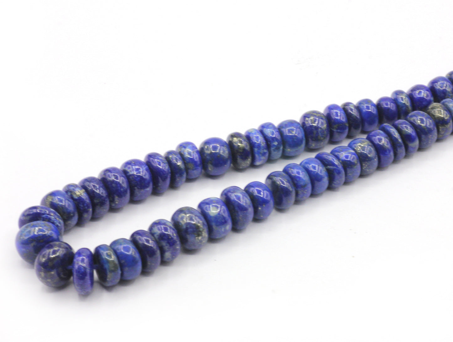 Lapis lazuli Smooth Roundel Beads