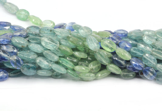 Kyanite Faceted Oval Beads