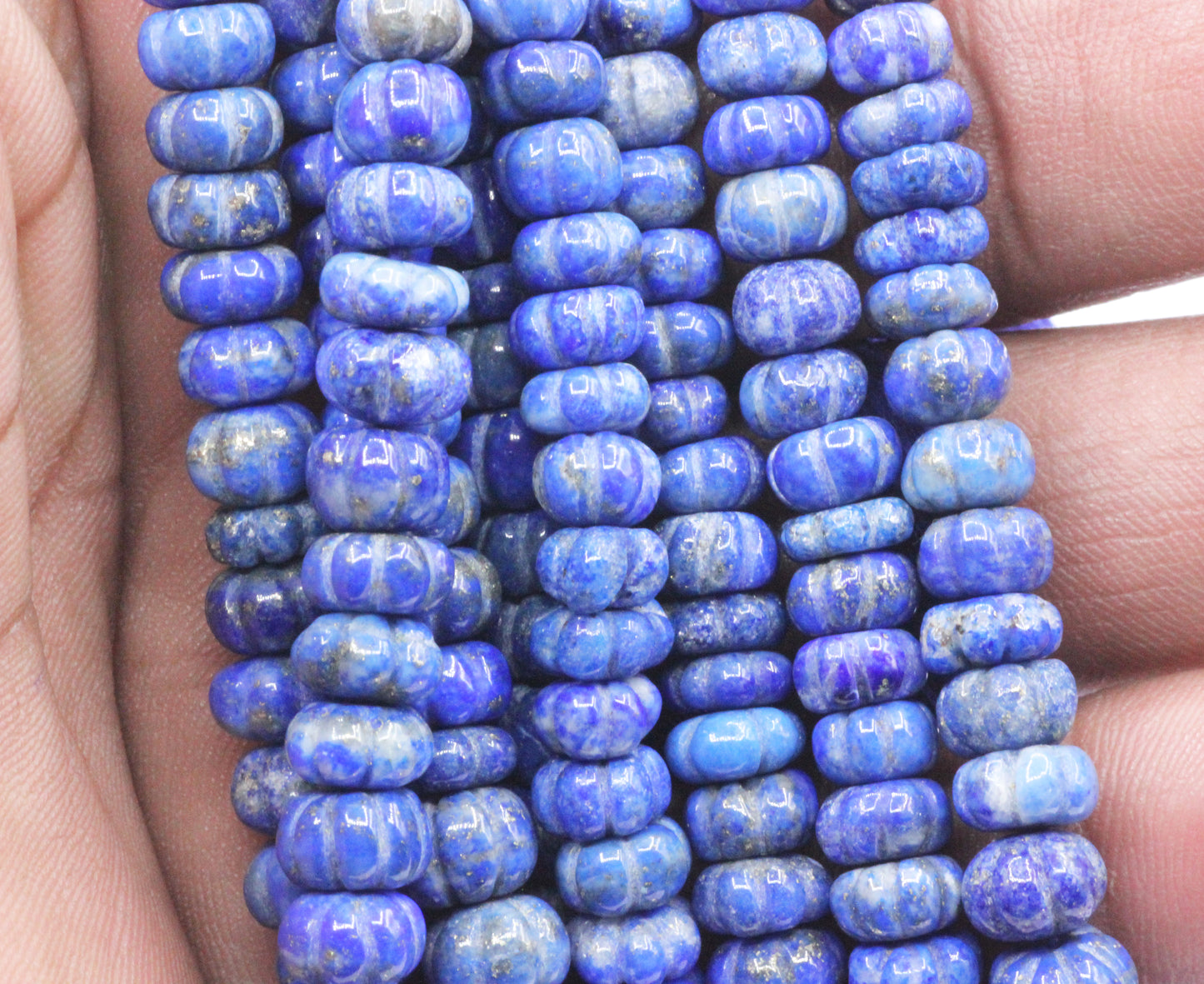 Lapis lazuli Carved Water Melons, Carved pumpkins