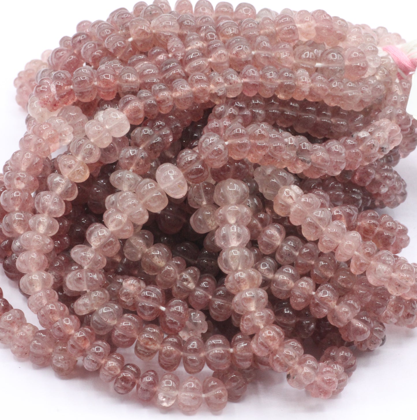 Strawberry Beads Carved Water Melons, Carved pumpkins