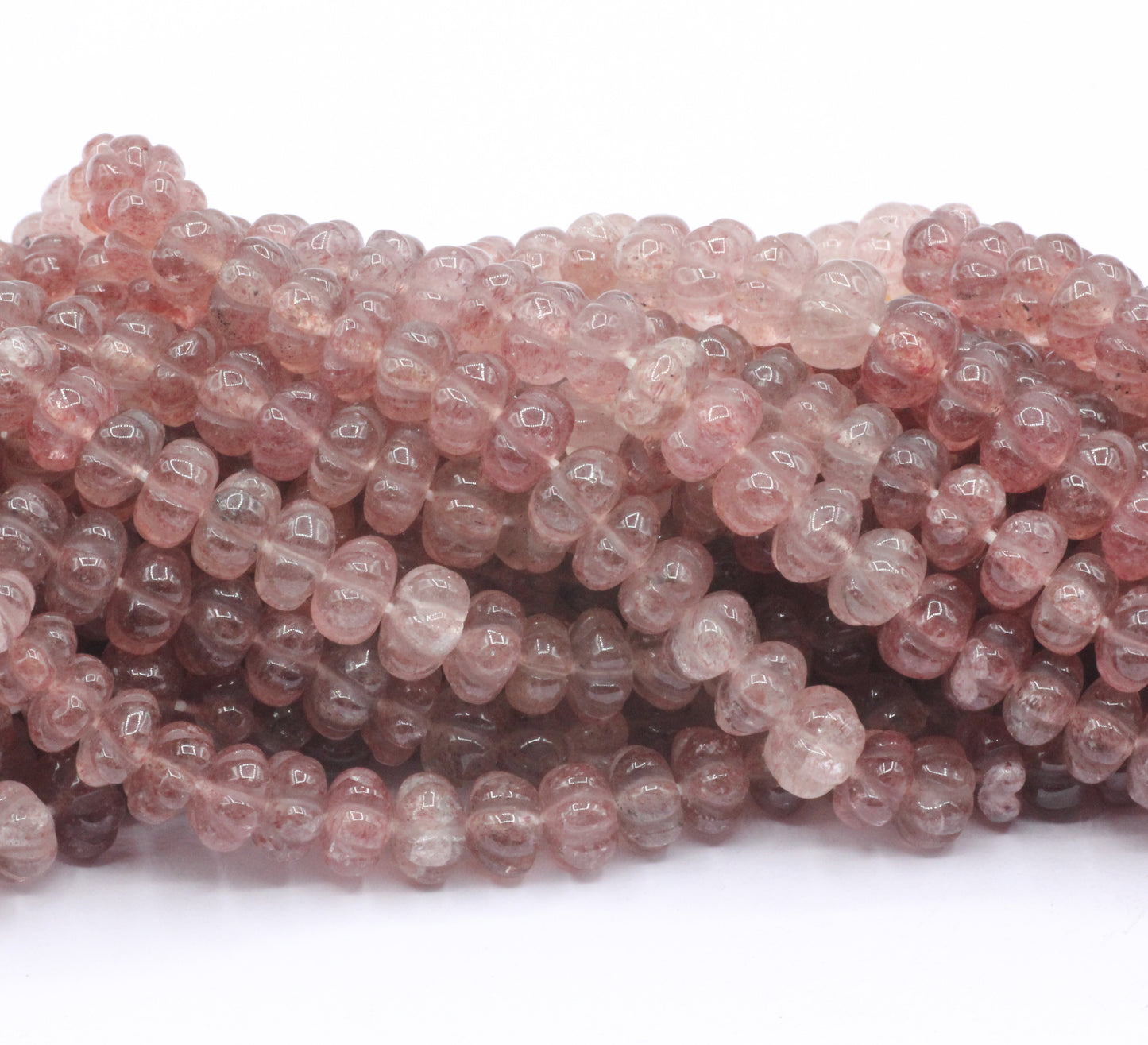Strawberry Beads Carved Water Melons, Carved pumpkins