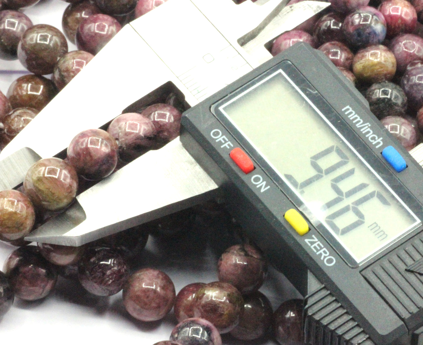 Pink Tourmaline Smooth Round Beads, Natural, 9-12 mm Graduated Size
