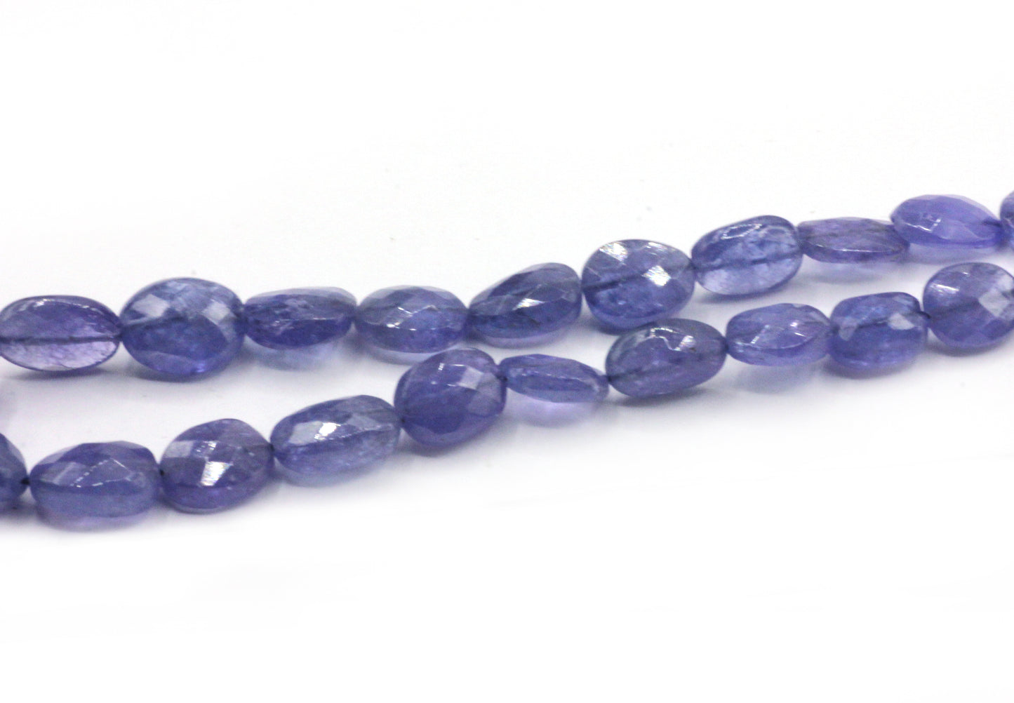 Tanzanite Faceted Oval Beads